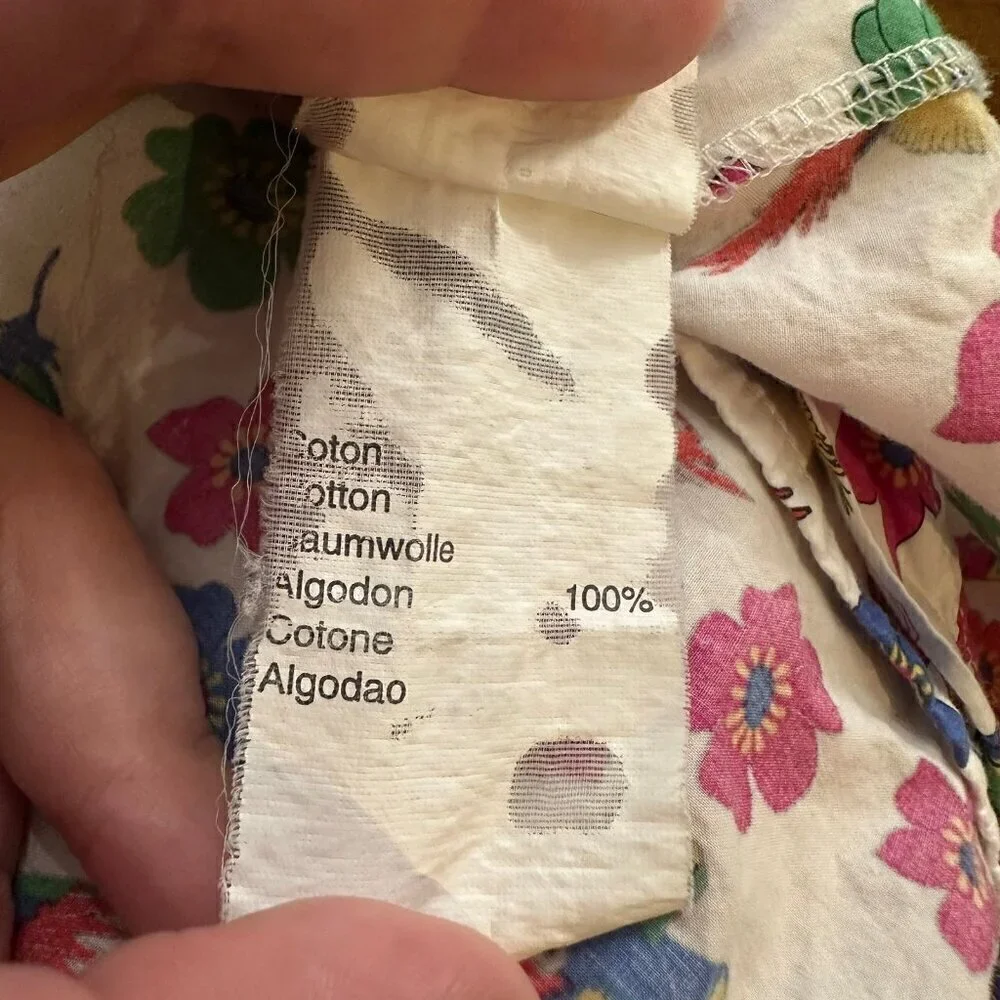 Kenzo kids tropical cotton dress